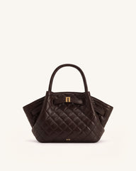 Hana Mini Tote Bag - Dark Chocolate Brown