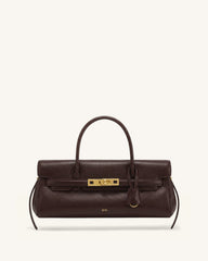 Yara Small Top Handle Shoulder Bag - Deep Coffee
