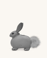Alena Bunny Crossbody Bag - Grey