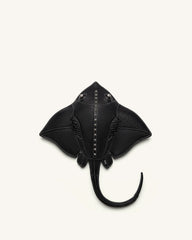 Odelle Manta Ray Crossbody Bag - Black