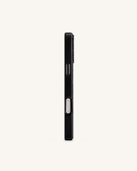 Olive Martini Artificial Crystal Phone Case - Black