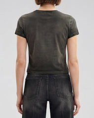 The Shrunken Faded Love T-shirt - Washed Black