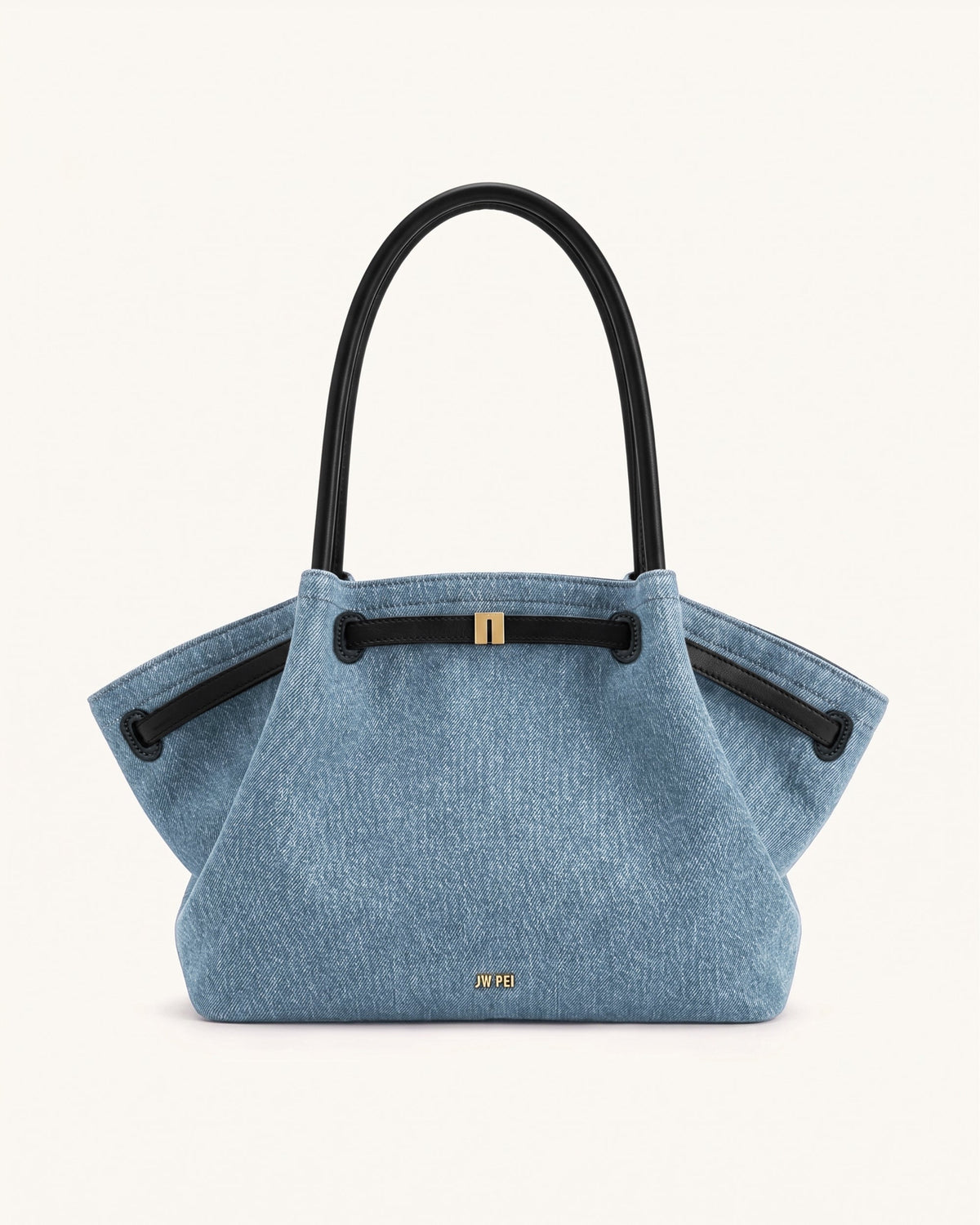 Hana Large Tote Bag - Light Blue Denim