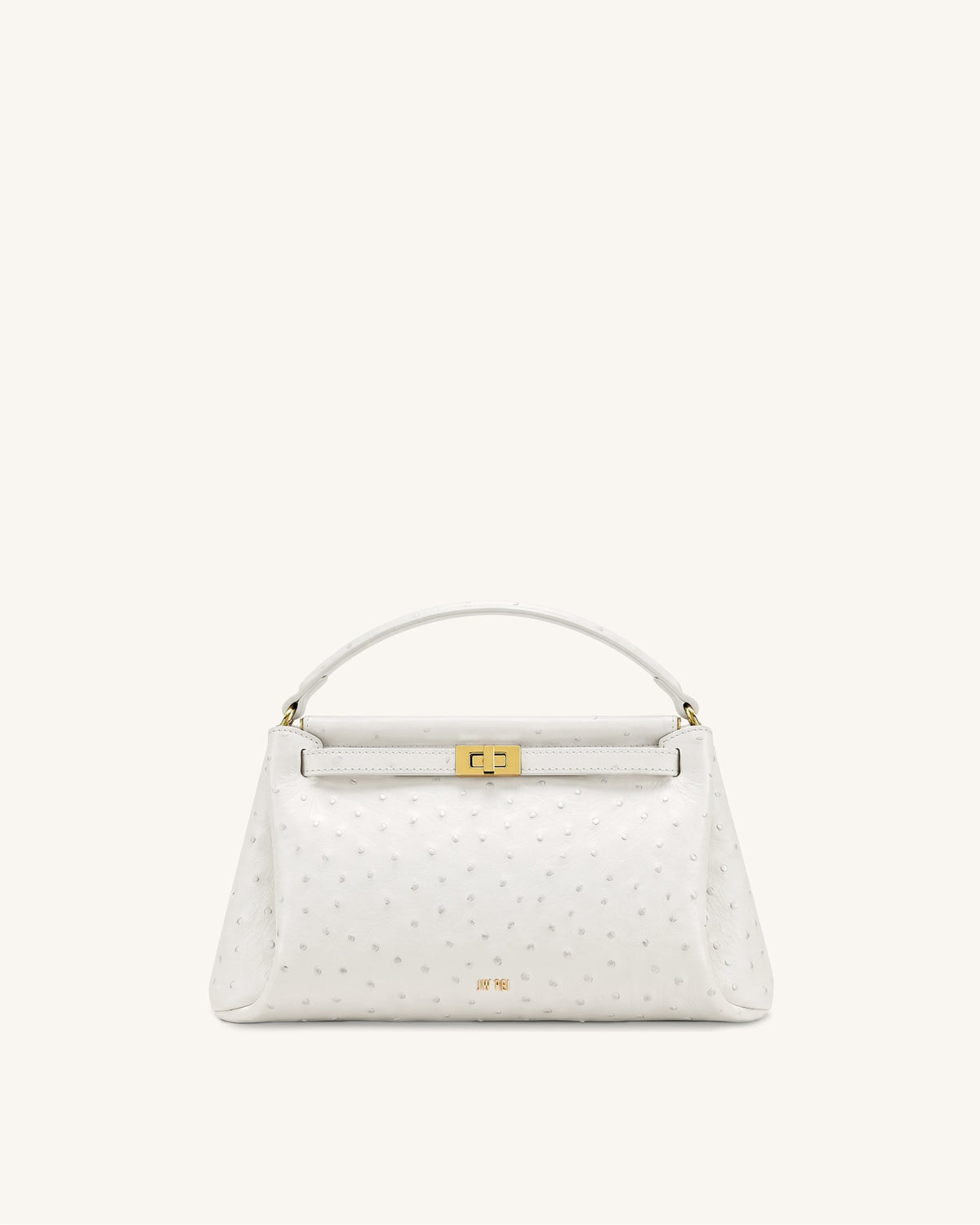 Carmen Top Handle Bag - Milky White