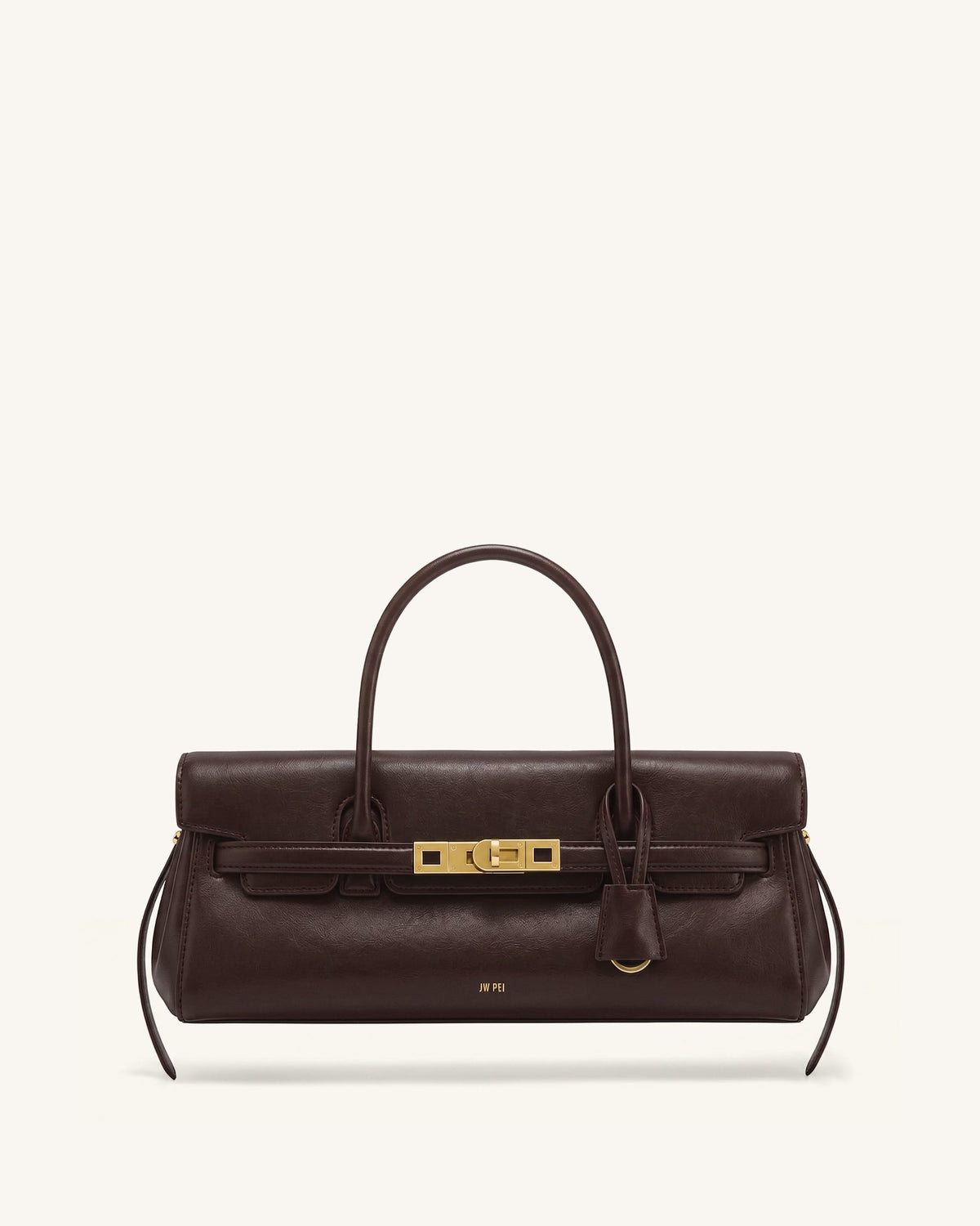Yara Small Top Handle Shoulder Bag - Deep Coffee