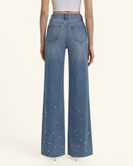The Mermaid Shimmer Pearl Jeans - Dancing in The Moonlight